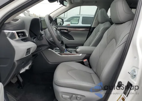 2025 Toyota Highlander Hybrid Limited из США, поврежденный, VIN 5TDEBRCH5SS651632